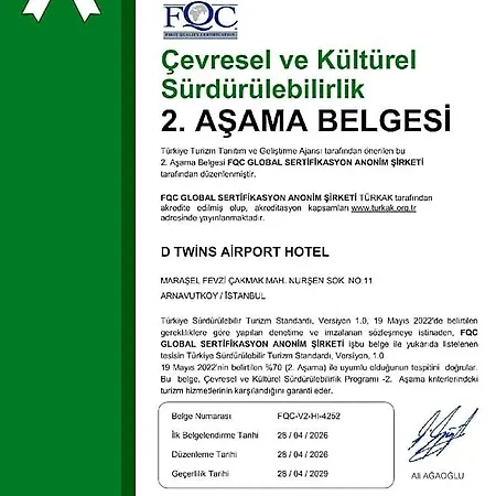 Hotel Twins Airport Istanbulská provincie